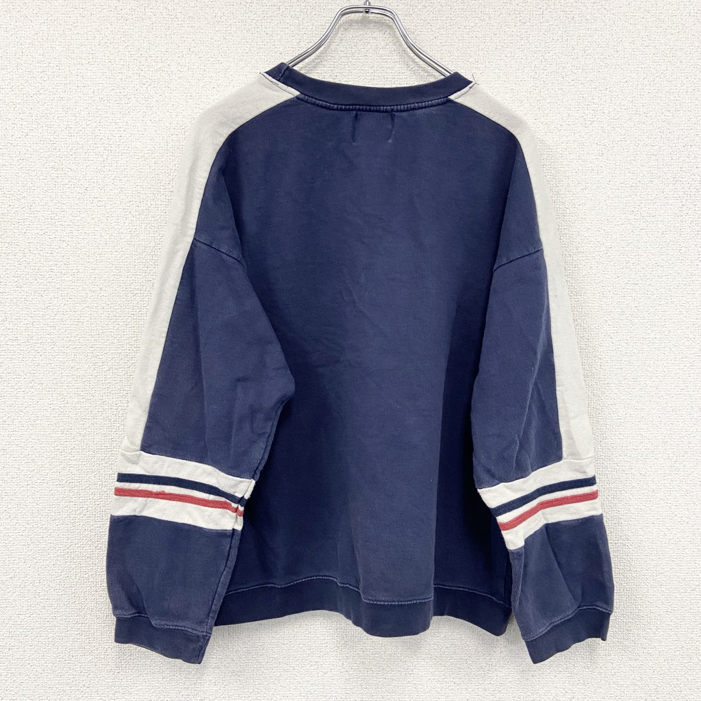 PULL&BEAR　スウェット/トレーナー　紺　ネイビー　Mサイズ　古着
