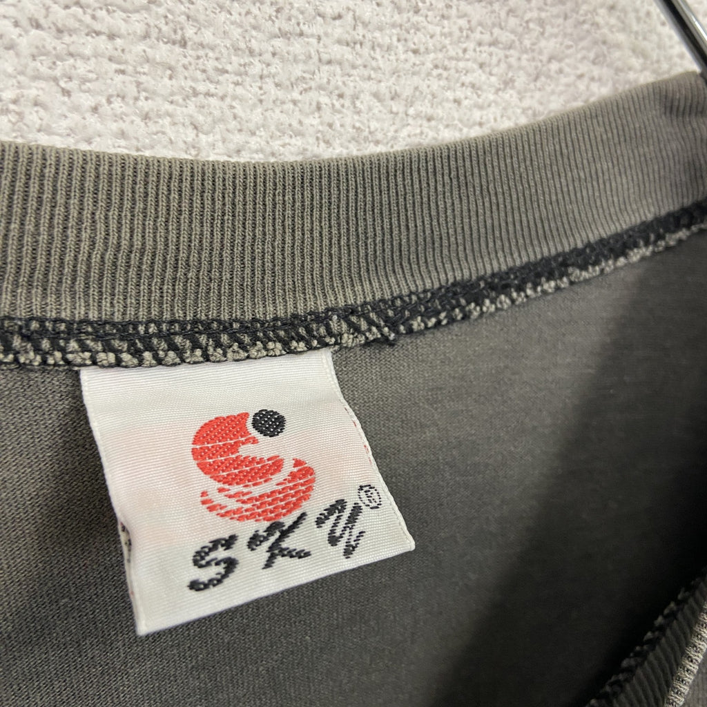 90s～　SKY　スカイ　半袖プリントTシャツ　スーベニアTシャツ　フェード　ヴィンテージ　黒　ブラック　