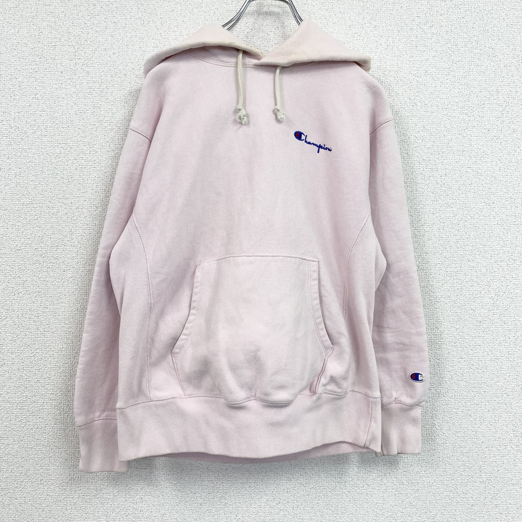 Champion　チャンピオン　リバースウィーブ　スウェットパーカー/フーディー　ピンク　Mサイズ　古着