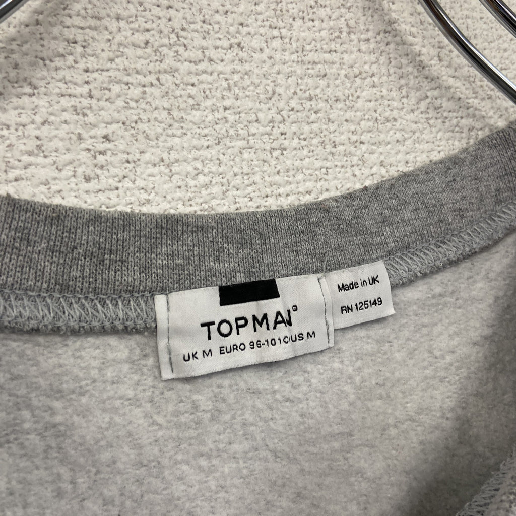 TOPMAN　トップマン　スウェット/トレーナー　灰色　グレー　Ｍサイズ　古着