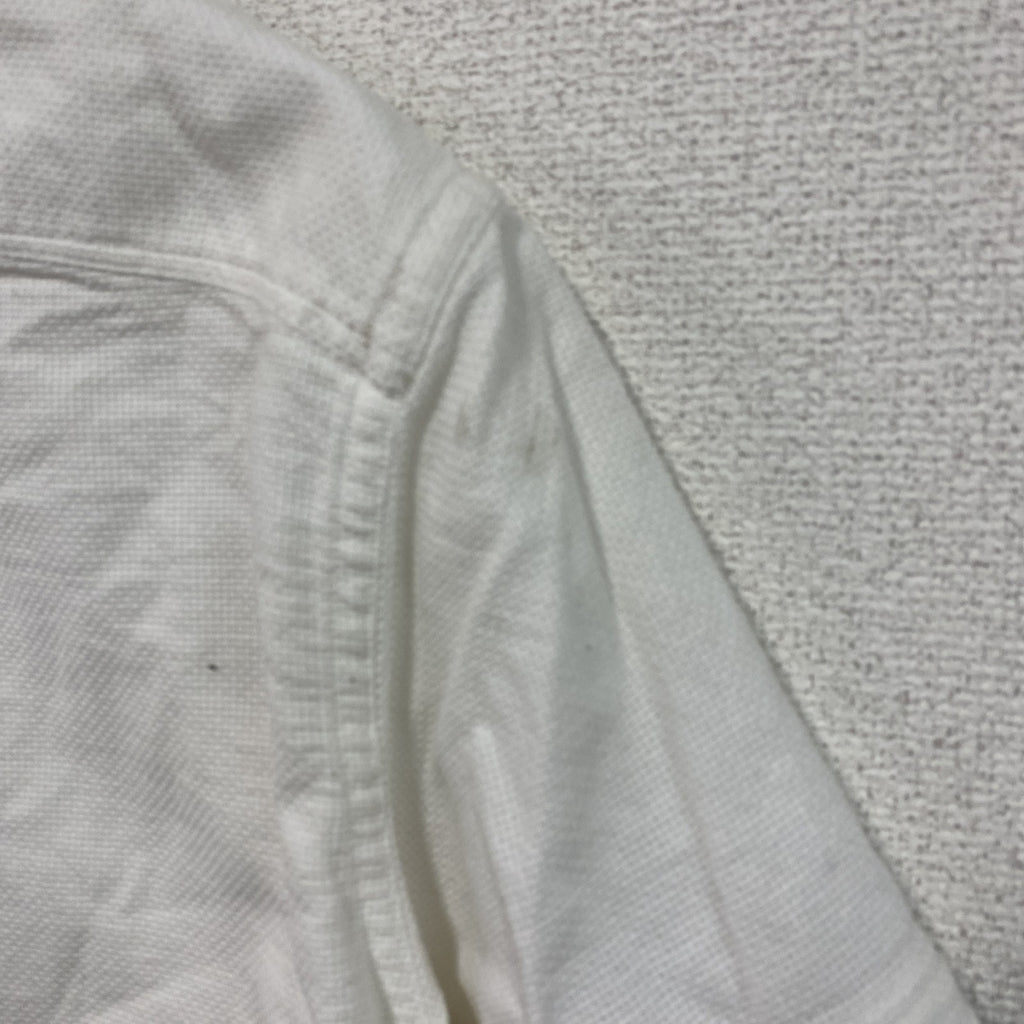 MARGARET HOWELL　マーガレットハウエル　半袖シャツ　白　ホワイト　Lサイズ　古着