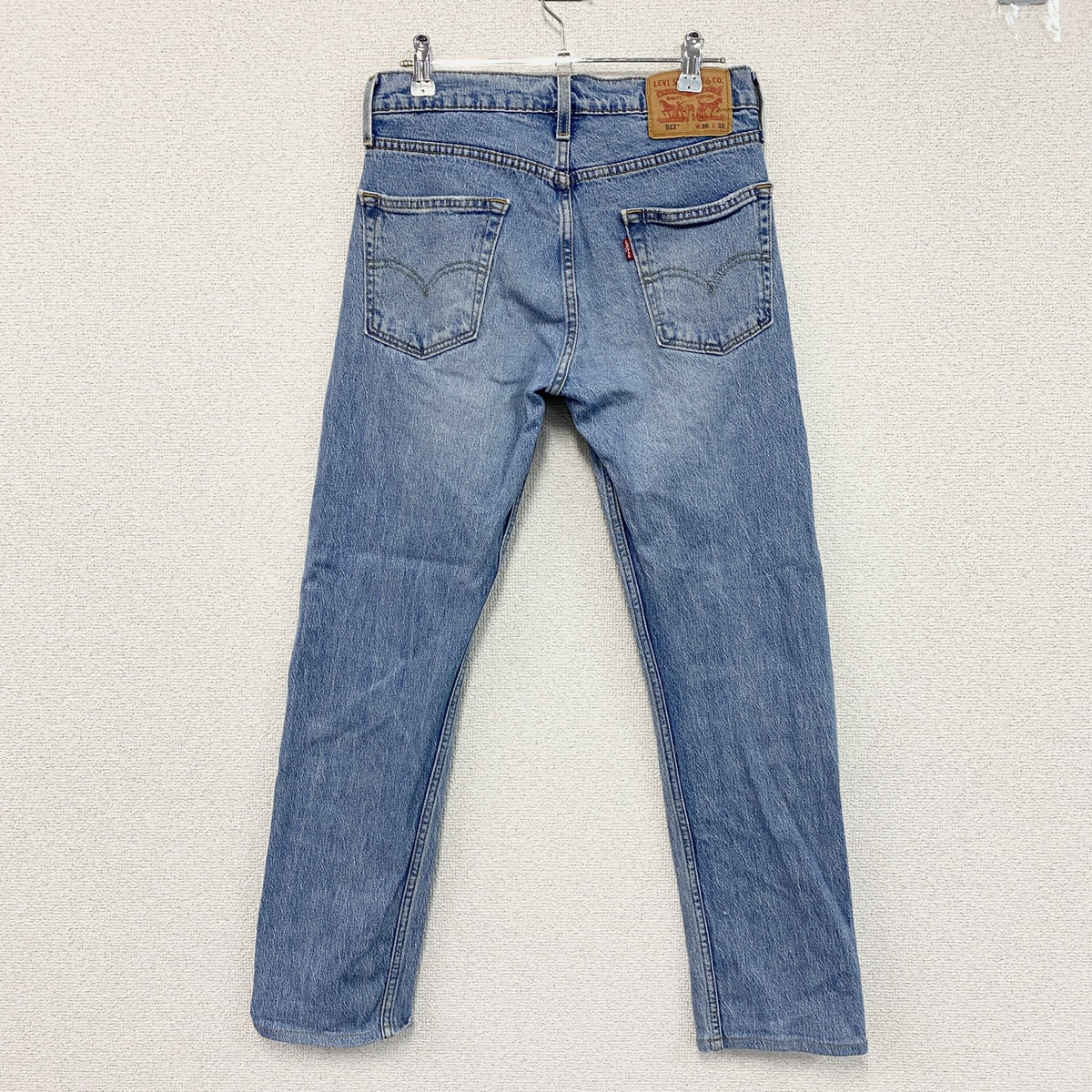 Levi's　リーバイス　513　デニムパンツ/ジーンズ　ジップフライ　フェード　インディゴ　W28サイズ　古着