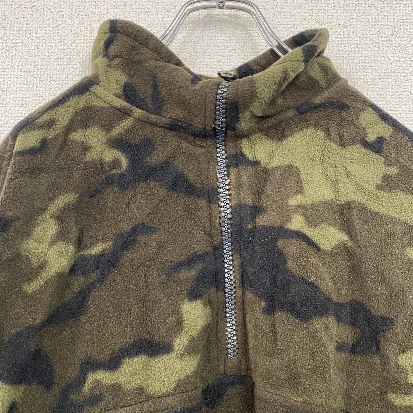 古着 used　GREAT NORTHWEST　ハーフジップフリースプルオーバー　カモフラ柄　迷彩柄　Mサイズ