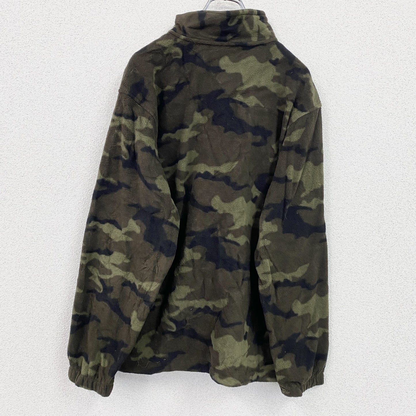 古着 used　GREAT NORTHWEST　ハーフジップフリースプルオーバー　カモフラ柄　迷彩柄　Mサイズ
