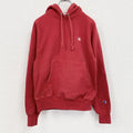 Champion　チャンピオン　リバースウィーブ　スウェットパーカー/フーディー　赤　レッド　XSサイズ　古着