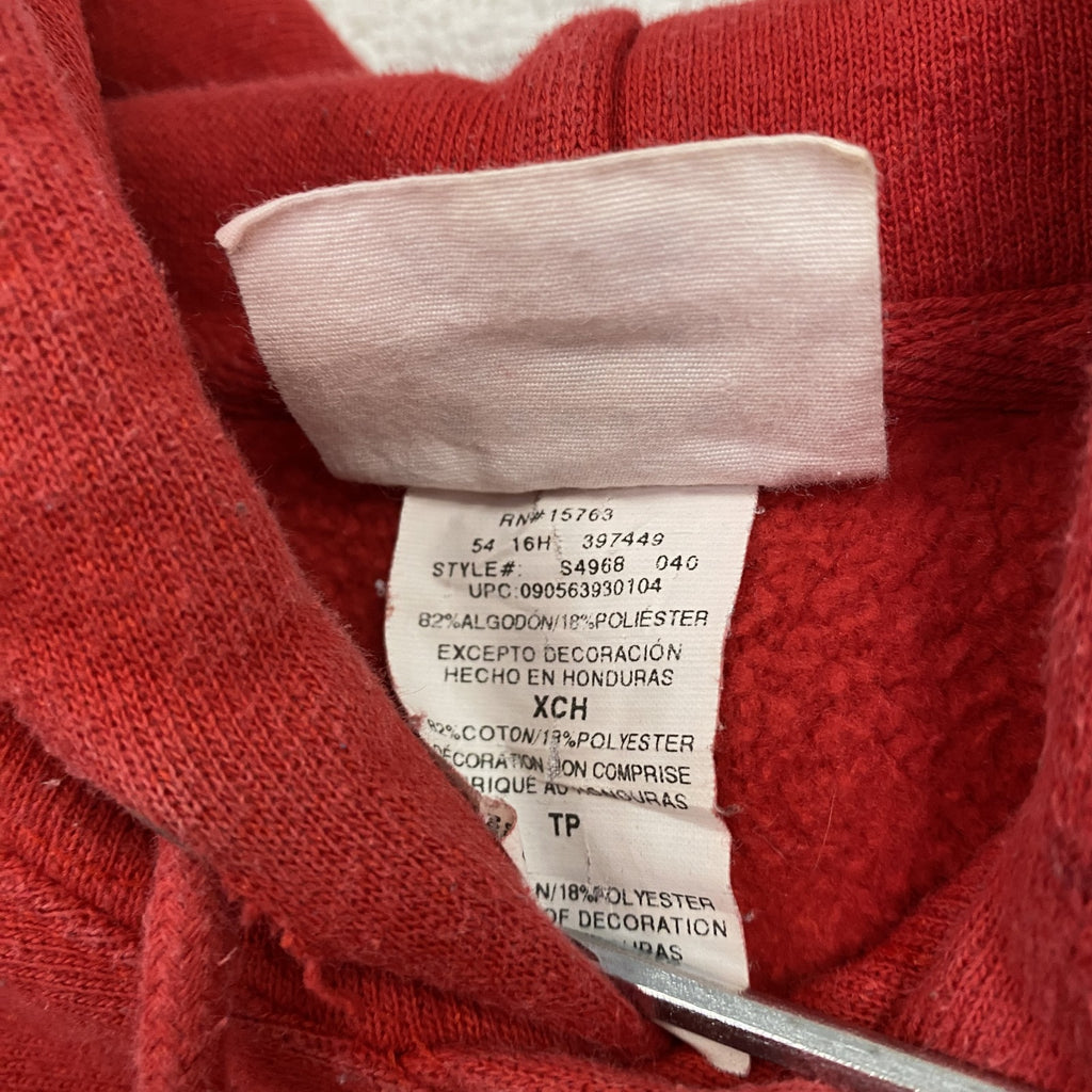 Champion　チャンピオン　リバースウィーブ　スウェットパーカー/フーディー　赤　レッド　XSサイズ　古着
