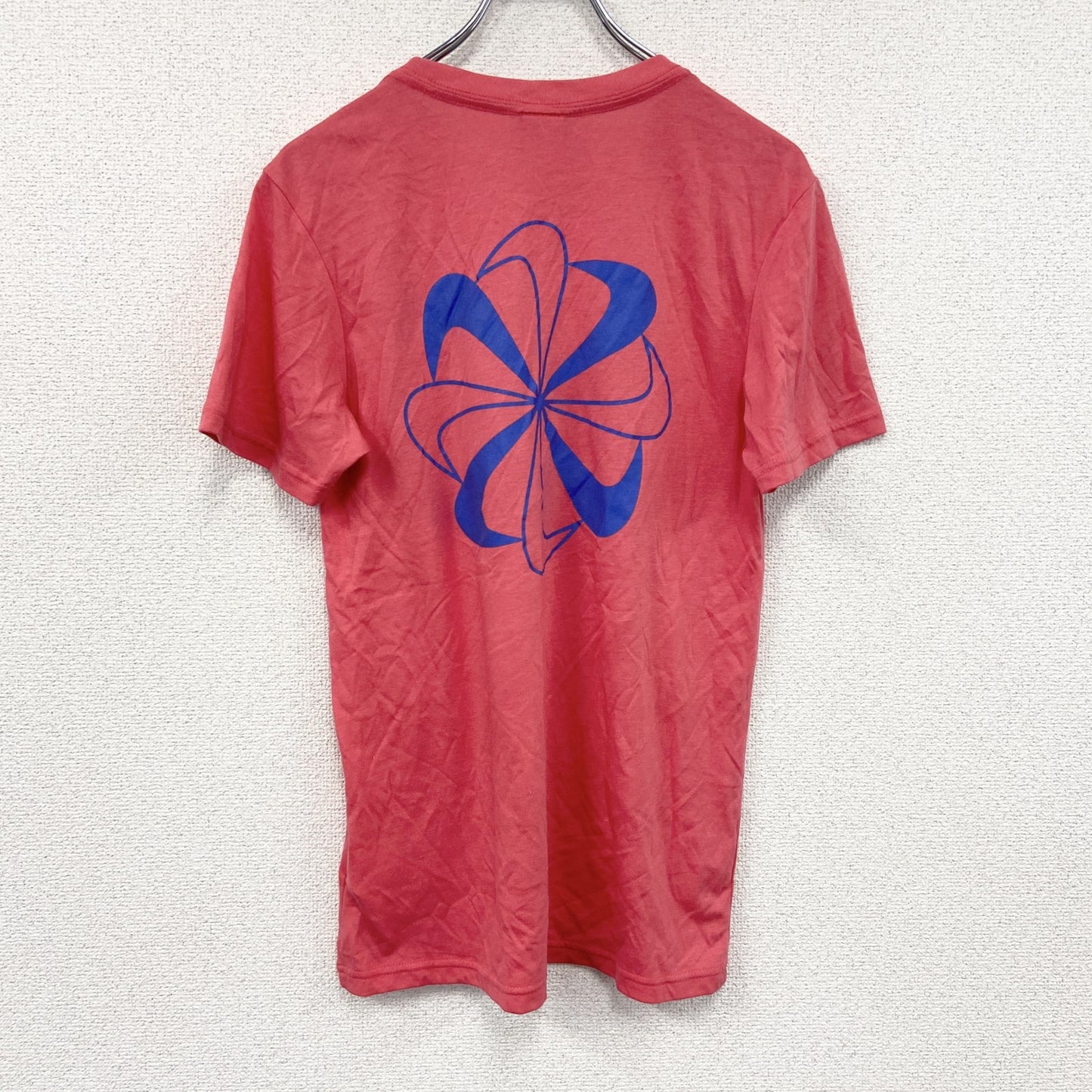 NIKE　ナイキ　風車ナイキ　ゴツナイキ　半袖プリントTシャツ　ピンク　Mサイズ
