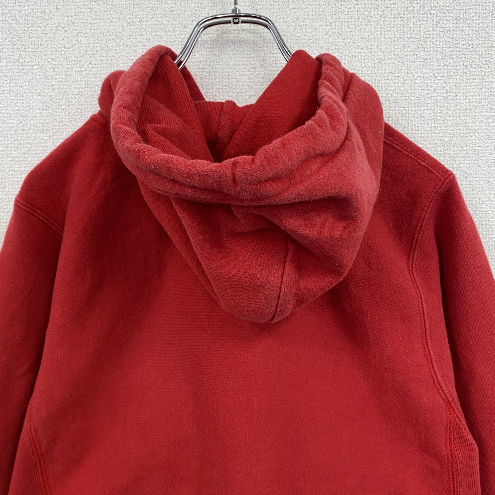 Champion　チャンピオン　リバースウィーブ　スウェットパーカー/フーディー　赤　レッド　XSサイズ　古着