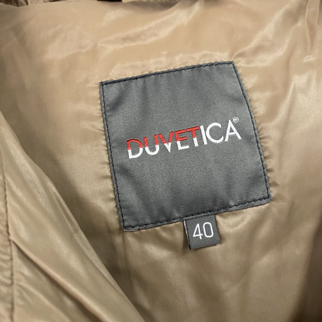 DUVETICA　デュベティカ　ダウンジャケット　ベージュ　40サイズ　古着