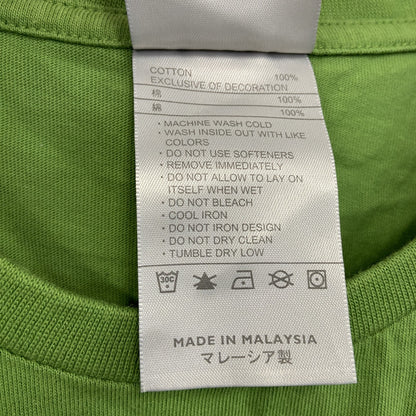 00s　NIKE　ナイキ　半袖プリントTシャツ　ヴィンテージ　黄緑　ライトグリーン　XLサイズ