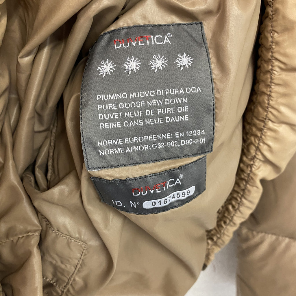 DUVETICA　デュベティカ　ダウンジャケット　ベージュ　40サイズ　古着