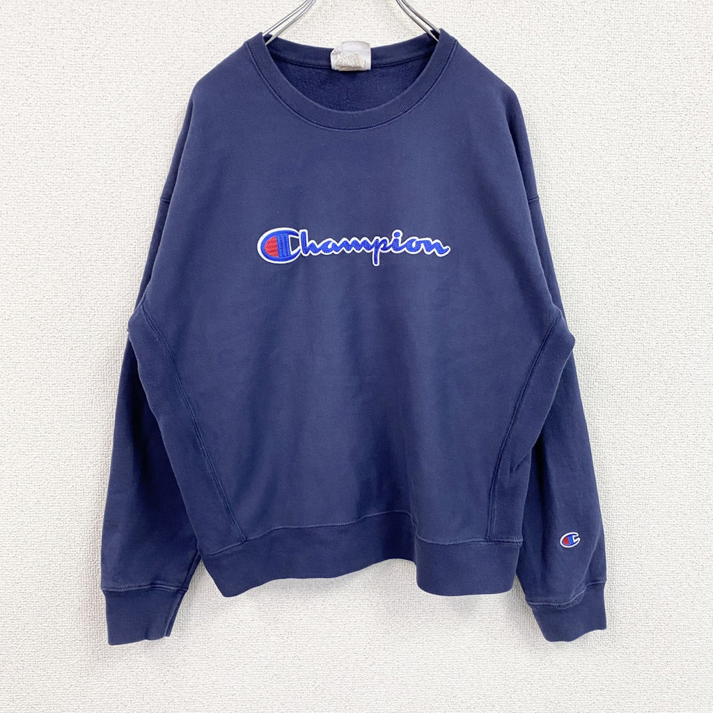 Champion　チャンピオン　リバースウィーブ　スウェット/トレーナー　紺　ネイビー　XLサイズ　古着