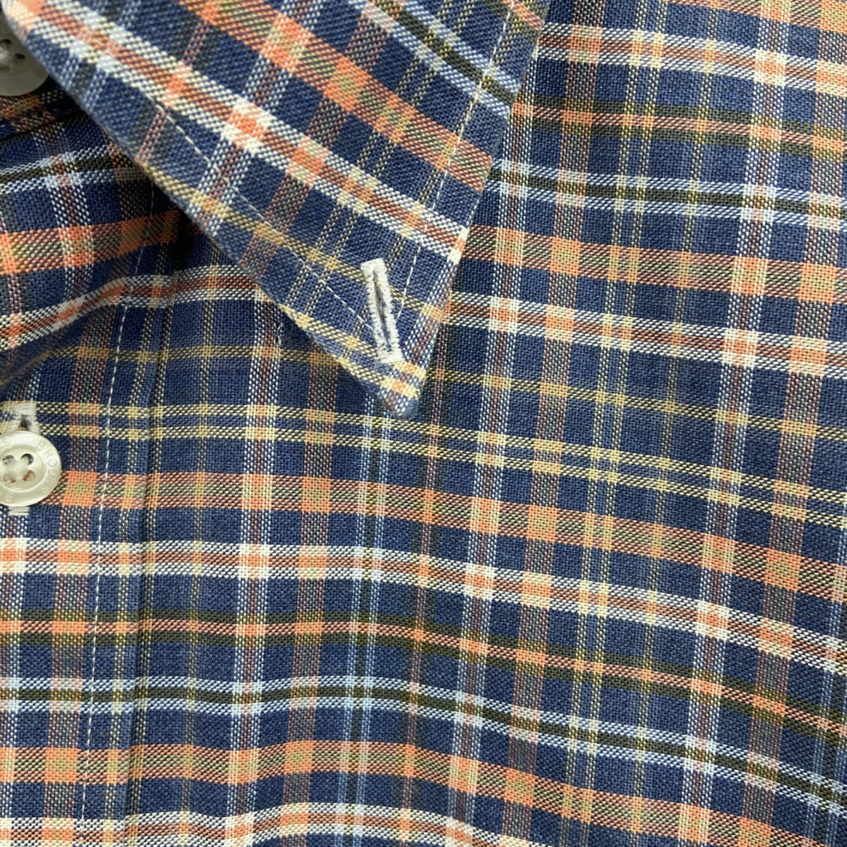 BROOKS BROTHERS　ブルックスブラザーズ　長袖シャツ　ボタンダウンシャツ　チェック柄　マルチカラー　XLサイズ　古着