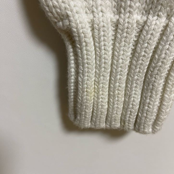 古着 used　Polo Ralph Lauren　ポロラルフローレン　クルーネックニットセーター　星条旗　白　ホワイト