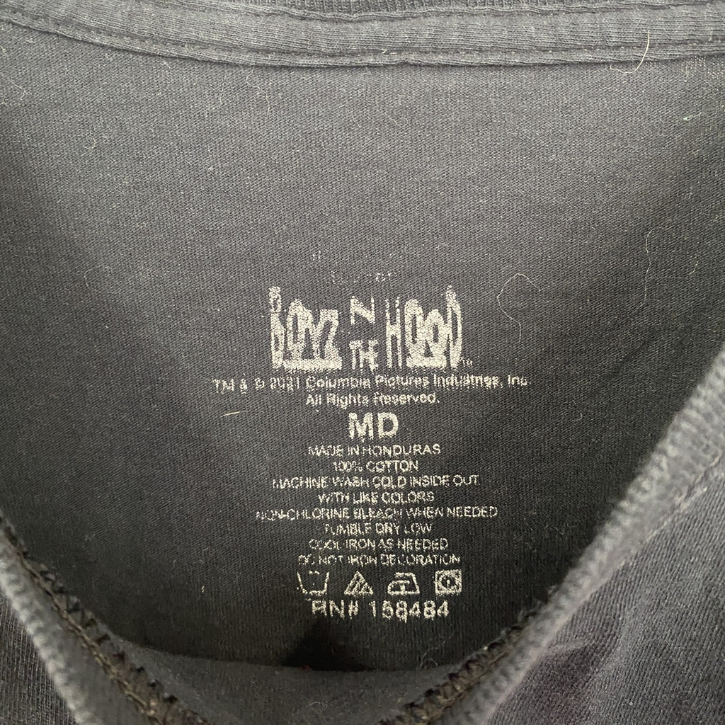 BOYS N THE HOOD　半袖プリントTシャツ　クルーネック　音楽　ミュージック　黒　ブラック　Mサイズ　古着