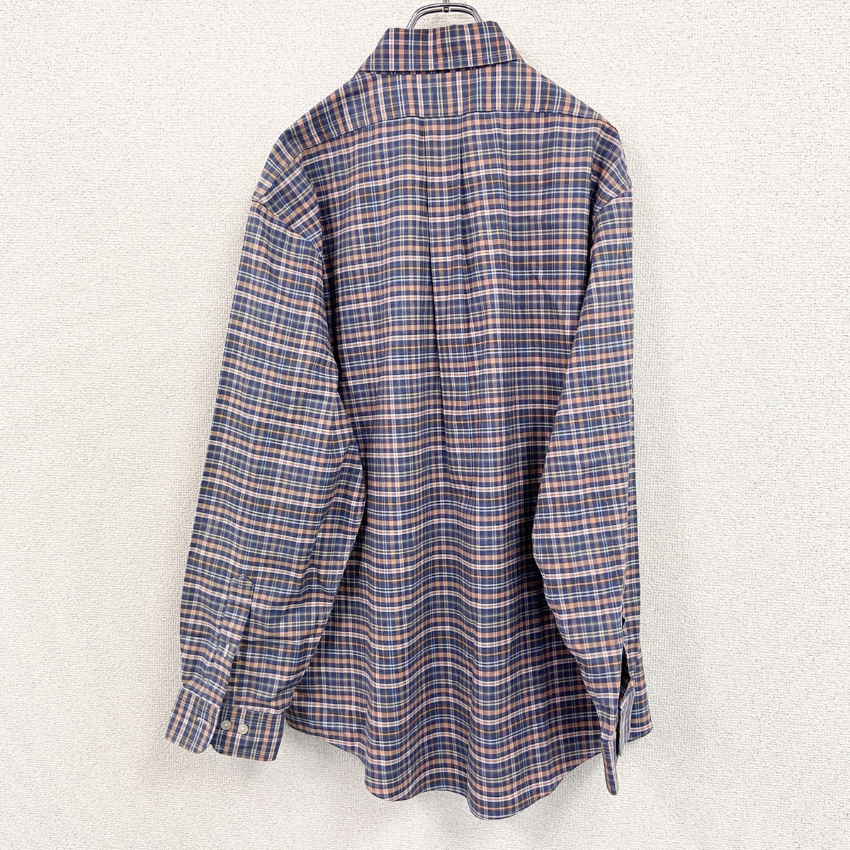 BROOKS BROTHERS　ブルックスブラザーズ　長袖シャツ　ボタンダウンシャツ　チェック柄　マルチカラー　XLサイズ　古着