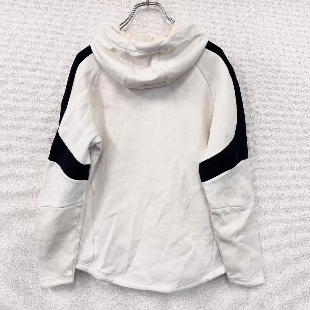 PUMA　プーマ　アノラック　スウェットパーカー/フーディー　白　ホワイト　Mサイズ　古着