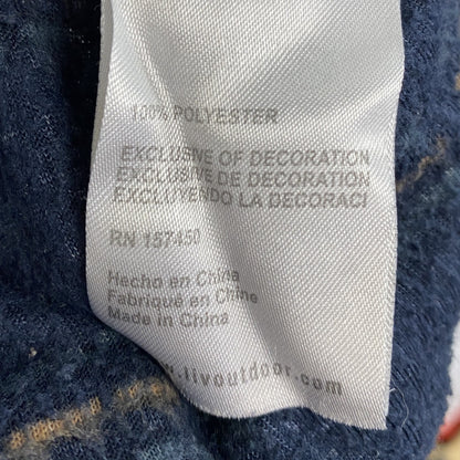 LIV OUTDOOR　ハーフボタンフリースプルオーバー　シンチラスナップTタイプ　紺　ネイビー　Lサイズ