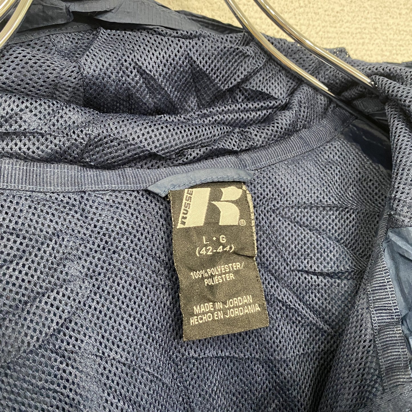 RUSSELL　ラッセル　フルジップジャケット　紺　ネイビー　Lサイズ