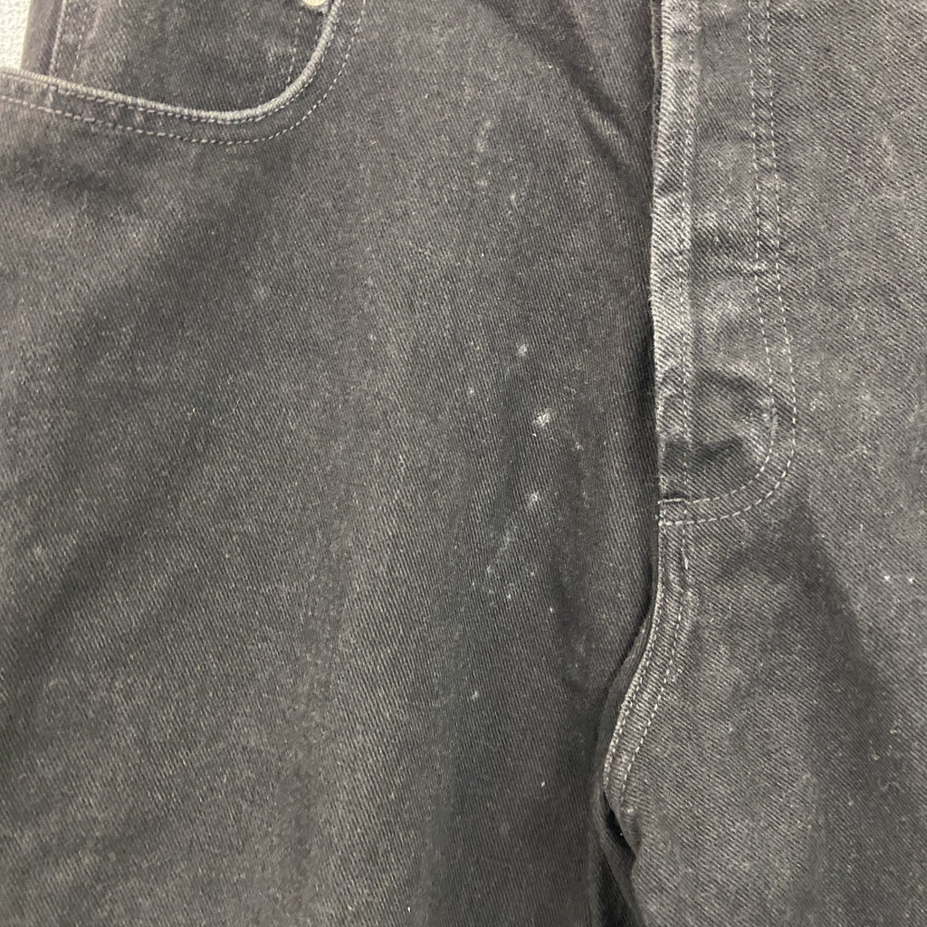 90s　GUESS JEANS　ゲスジーンズ　デニムパンツ/ジーンズ　ボタンフライ　黒　ブラック　W34サイズ　　ヴィンテージ　古着