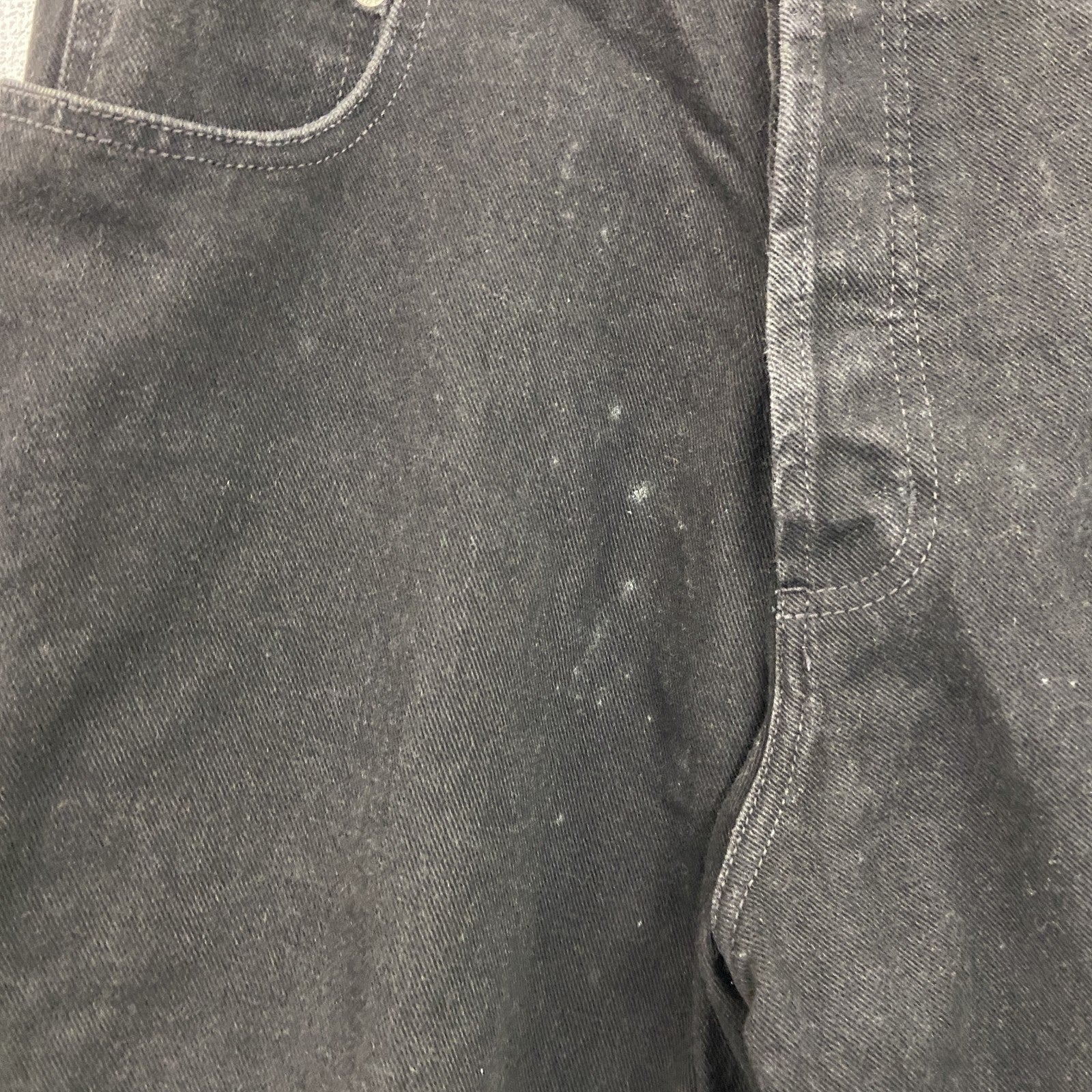 90s　GUESS JEANS　ゲスジーンズ　デニムパンツ/ジーンズ　ボタンフライ　黒　ブラック　W34サイズ　　ヴィンテージ　古着