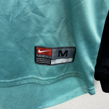 90s　NIKE　ナイキ　長袖Tシャツ/ロンT　ヴィンテージ　水色　アクアブルー　Ｍサイズ