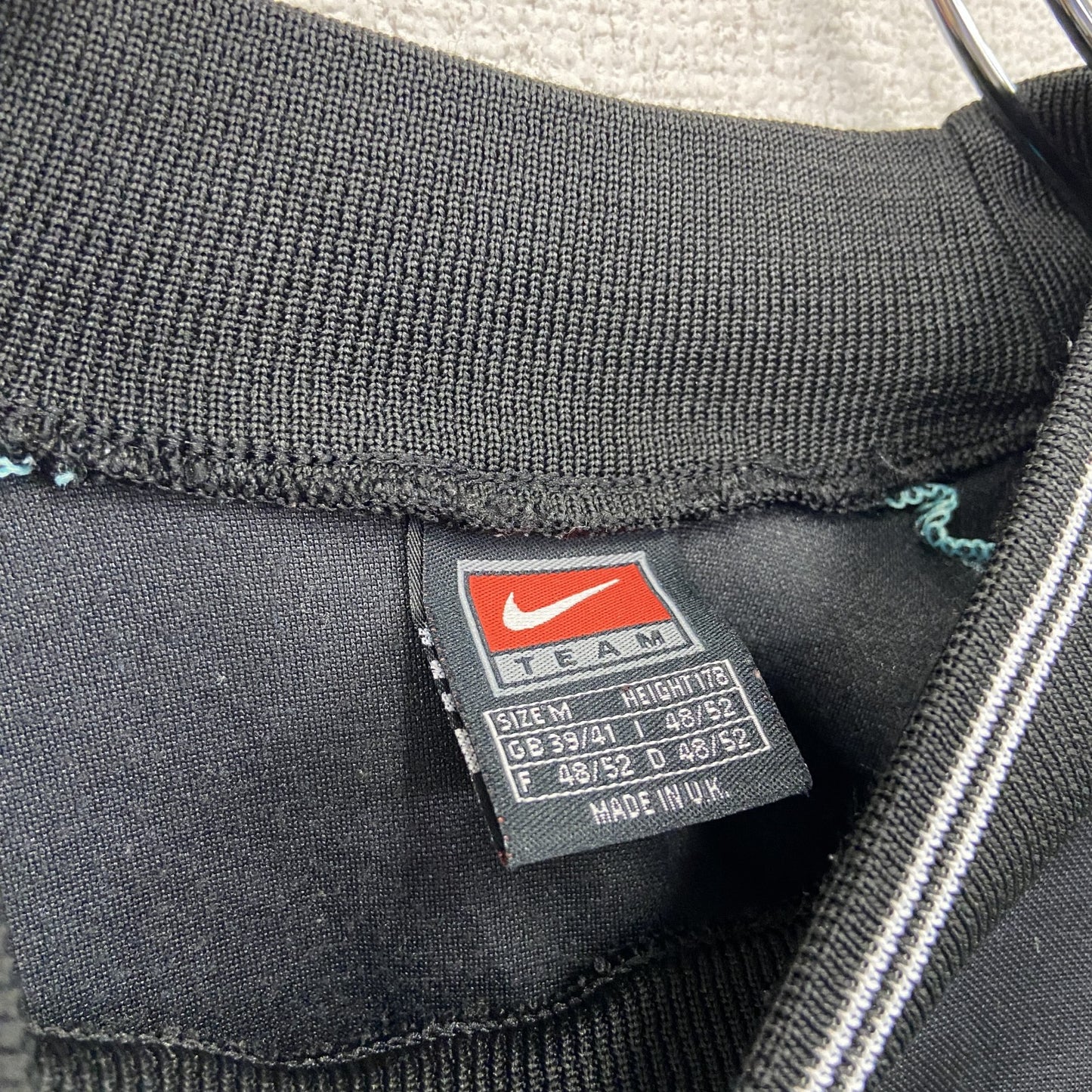 90s　NIKE　ナイキ　長袖Tシャツ/ロンT　ヴィンテージ　水色　アクアブルー　Ｍサイズ