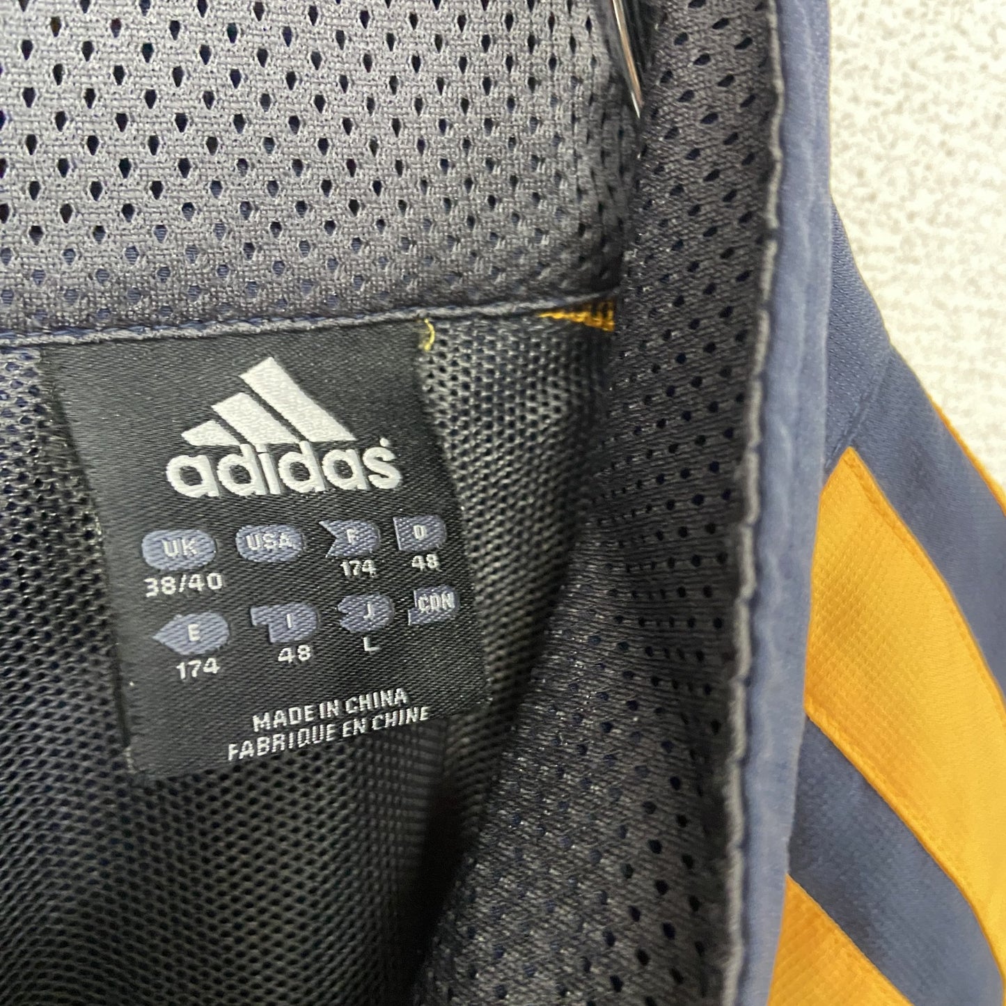 adidas　アディダス　ジャージセットアップ　トラックジャケット　トラックパンツ　紺　ネイビー　Lサイズ