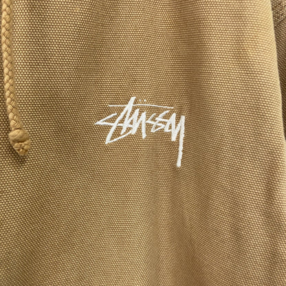 STUSSY　ステューシー　フルジップダックパーカー　アクティブジャケットタイプ　ベージュ　Mサイズ
