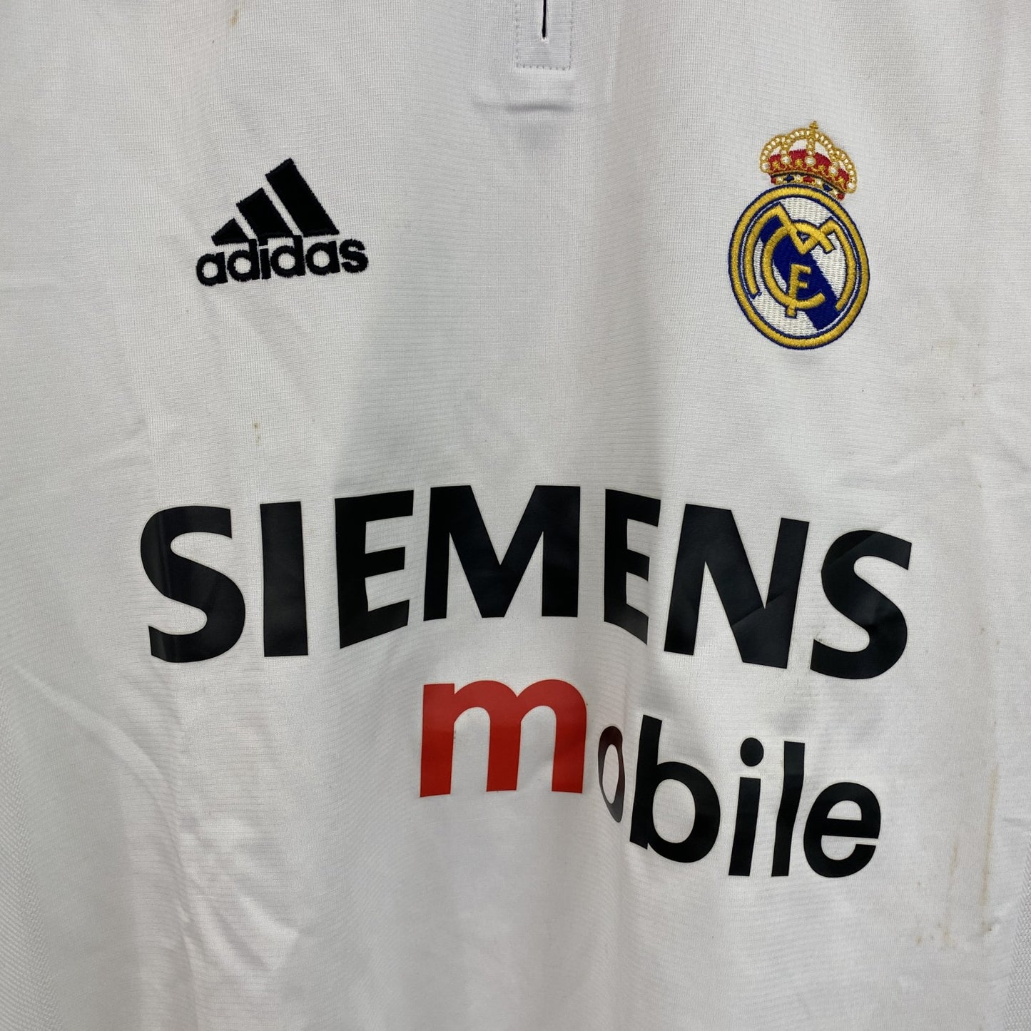 adidas　アディダス　レアルマドリード　ベッカム　ユニフォーム　ゲームシャツ　白　ホワイト　Mサイズ