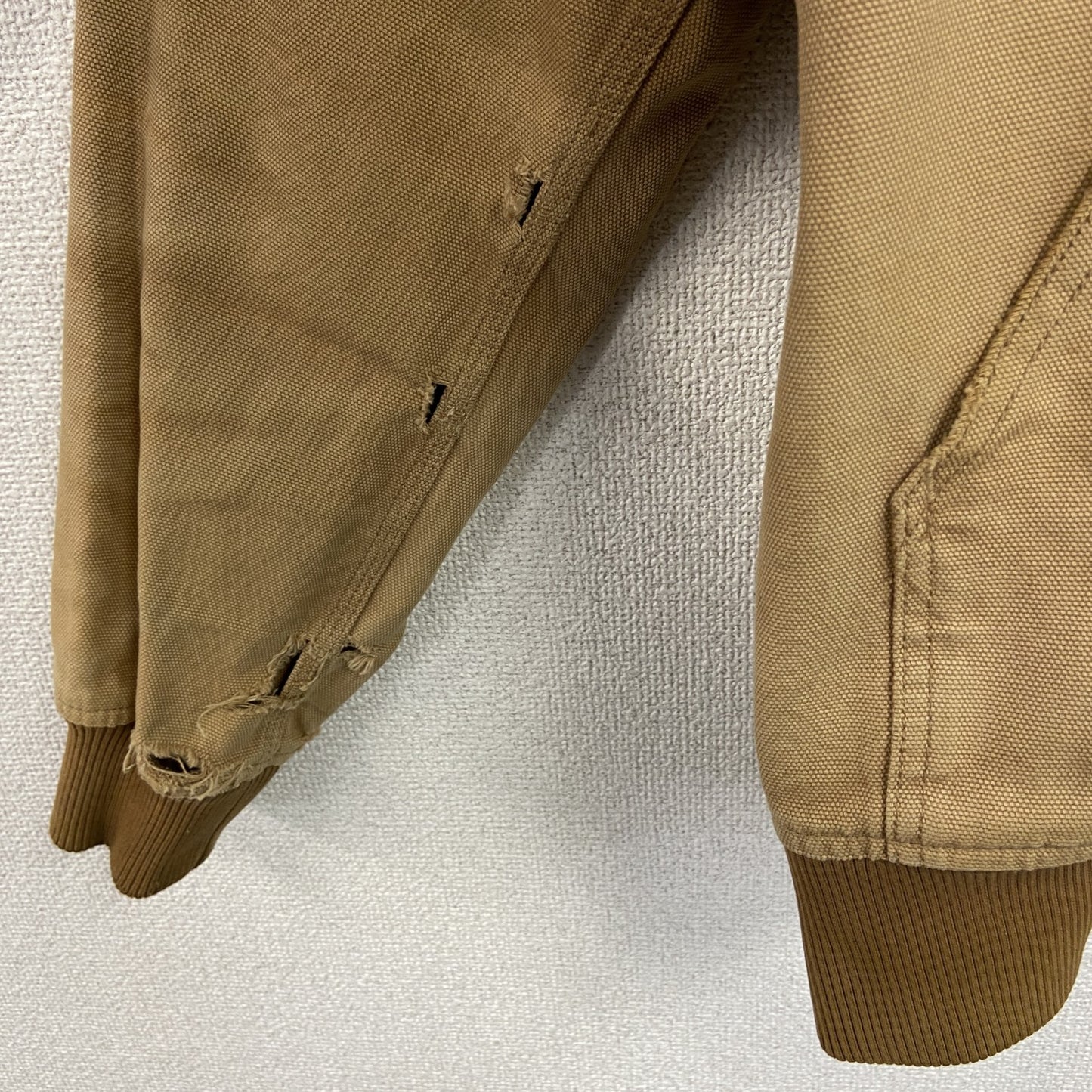 STUSSY　ステューシー　フルジップダックパーカー　アクティブジャケットタイプ　ベージュ　Mサイズ