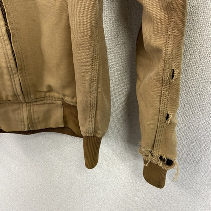 STUSSY　ステューシー　フルジップダックパーカー　アクティブジャケットタイプ　ベージュ　Mサイズ