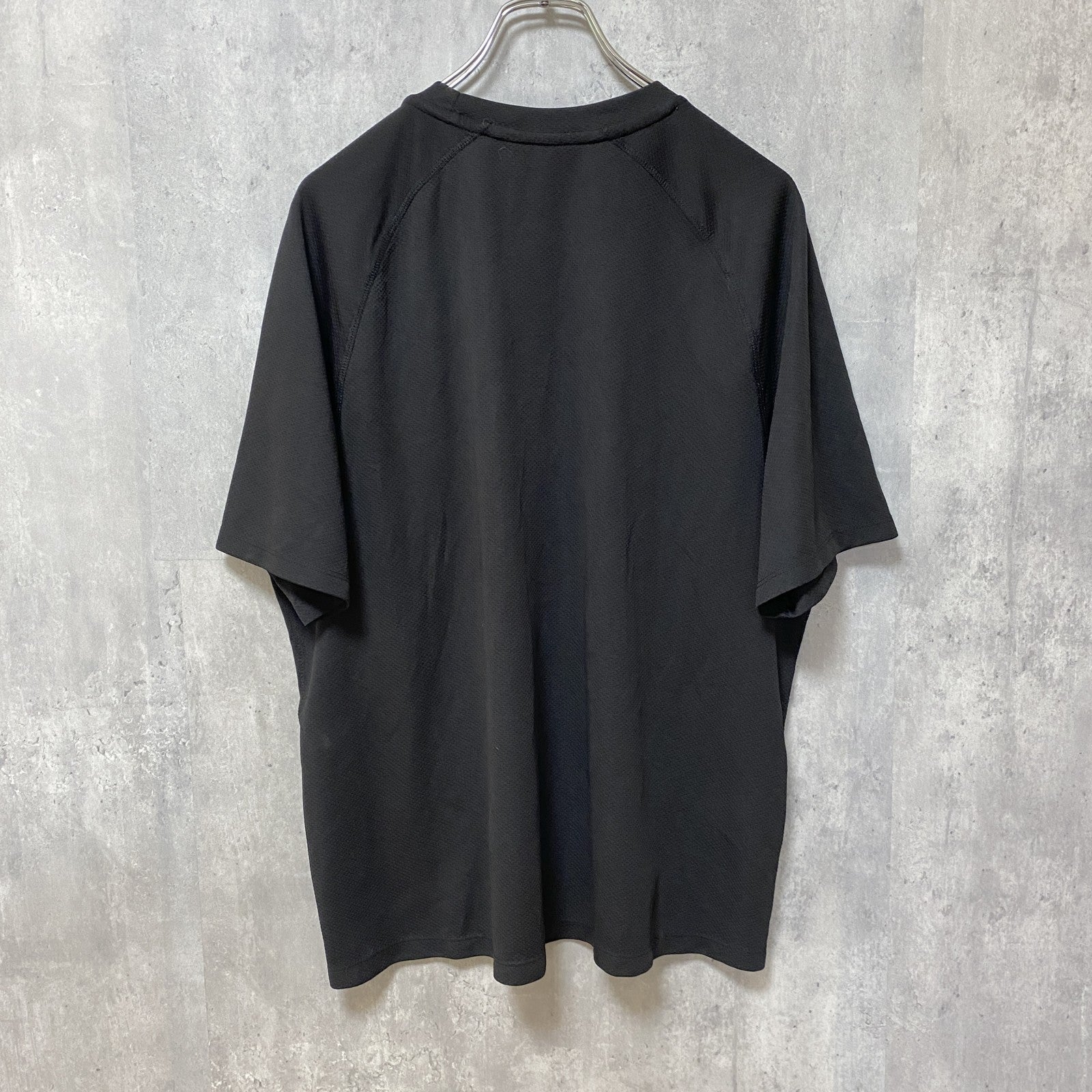 STARTER　スターター　半袖ワンポイントロゴTシャツ　クルーネック　黒　ブラック　スポーティー　Lサイズ　古着