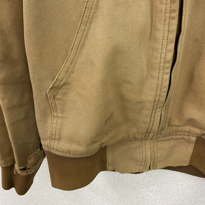 STUSSY　ステューシー　フルジップダックパーカー　アクティブジャケットタイプ　ベージュ　Mサイズ