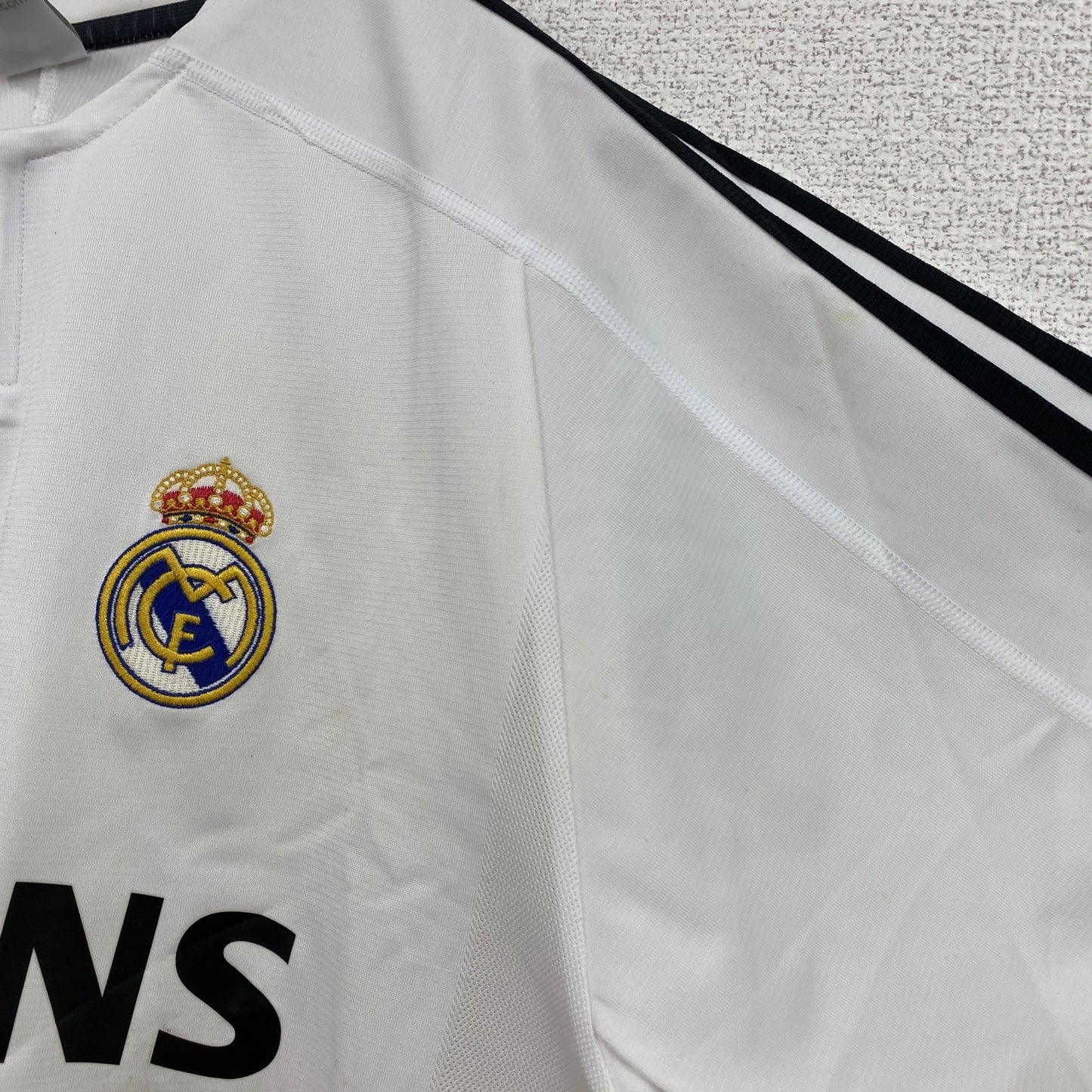 adidas　アディダス　レアルマドリード　ベッカム　ユニフォーム　ゲームシャツ　白　ホワイト　Mサイズ