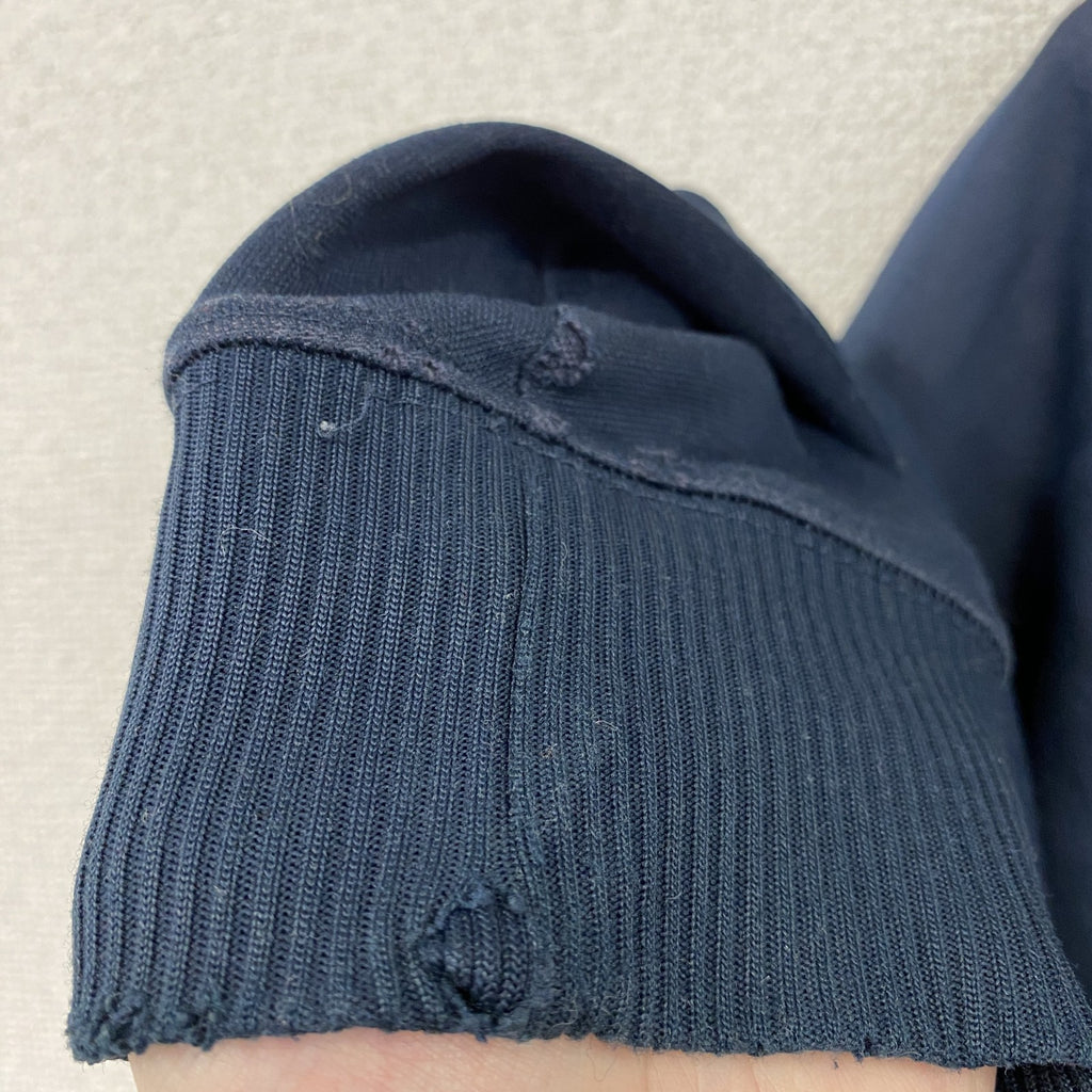 ～00s　Carhartt　カーハート　トラックジャケット/ジャージ　刺繍ロゴ　ヴィンテージ　紺　ネイビー　古着