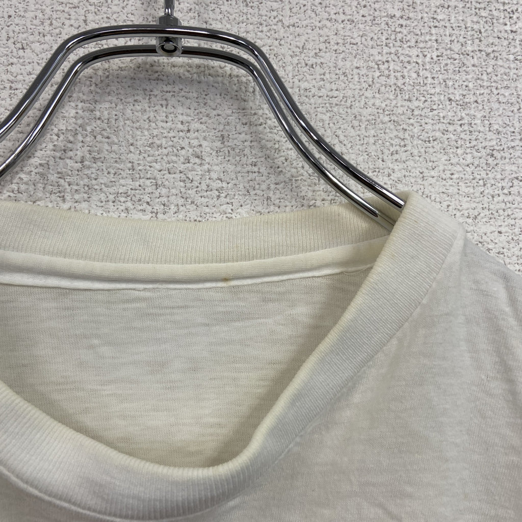 80s～　JUN SKY WALKER(S)　ジュンスカイウォーカーズ　半袖Tシャツ　バンT　シングルステッチ　白　ホワイト