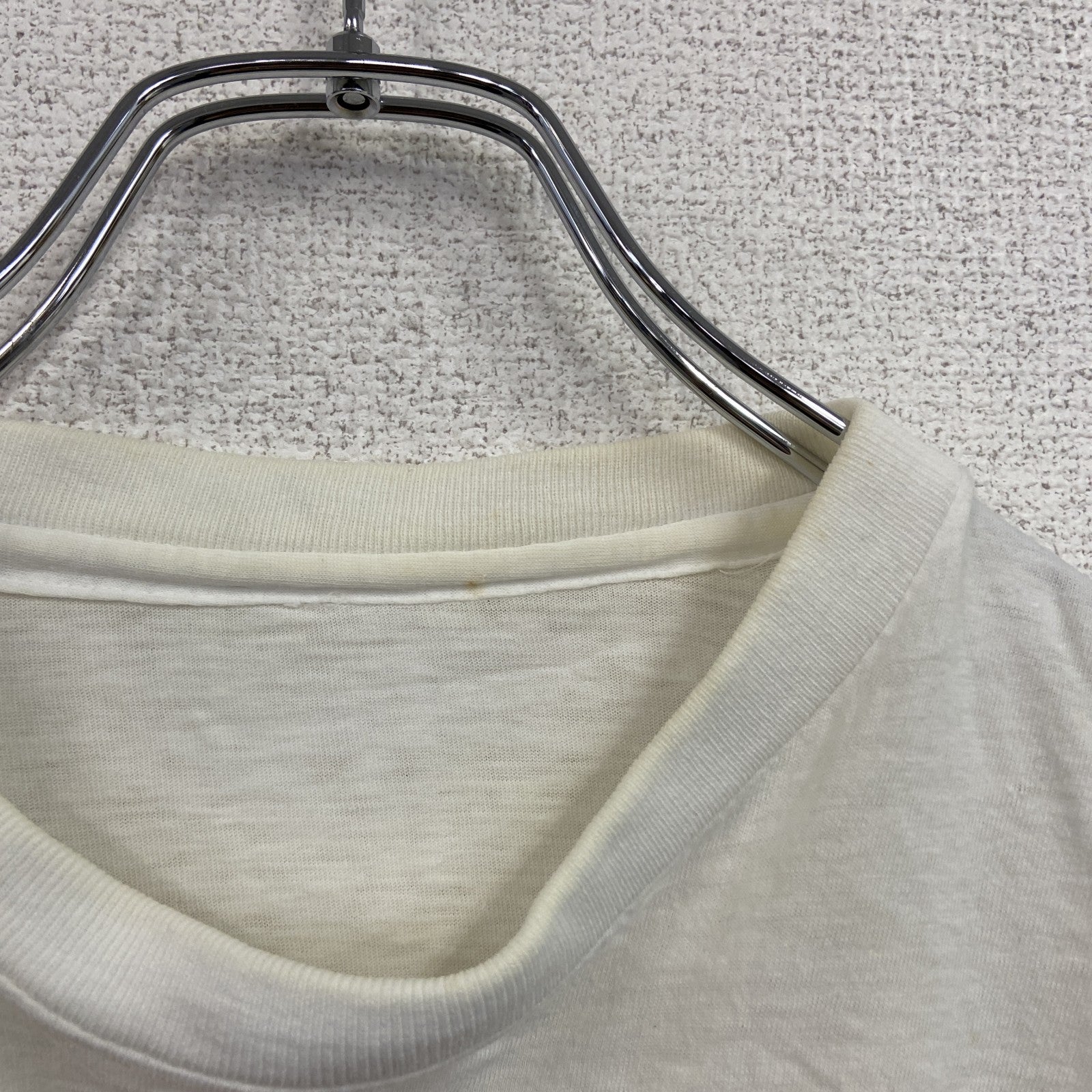 80s～　JUN SKY WALKER(S)　ジュンスカイウォーカーズ　半袖Tシャツ　バンT　シングルステッチ　白　ホワイト