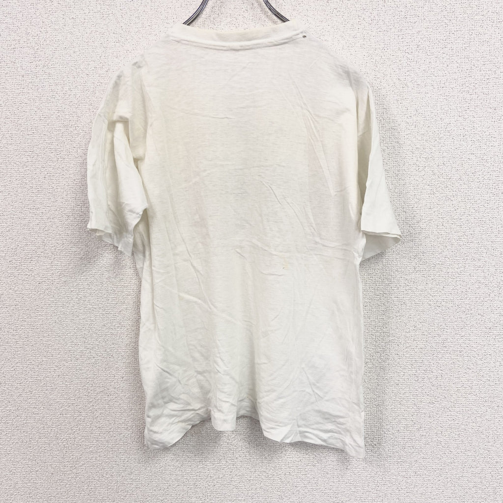 80s～　JUN SKY WALKER(S)　ジュンスカイウォーカーズ　半袖Tシャツ　バンT　シングルステッチ　白　ホワイト