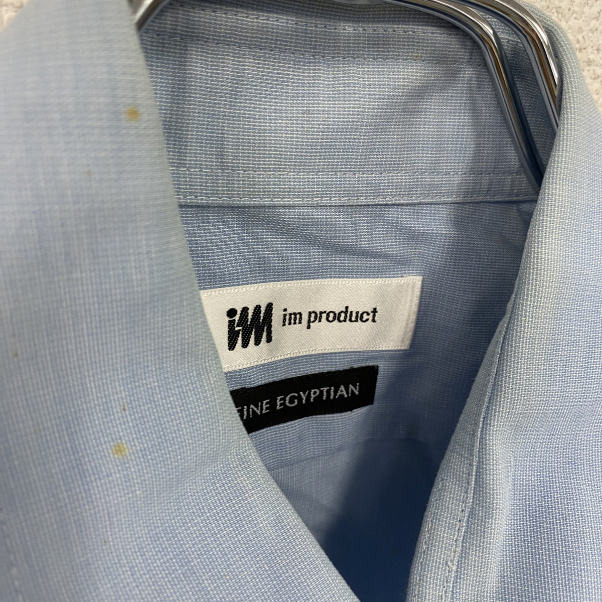 im product　アイムプロダクト　半袖シャツ　水色　ライトブルー　古着