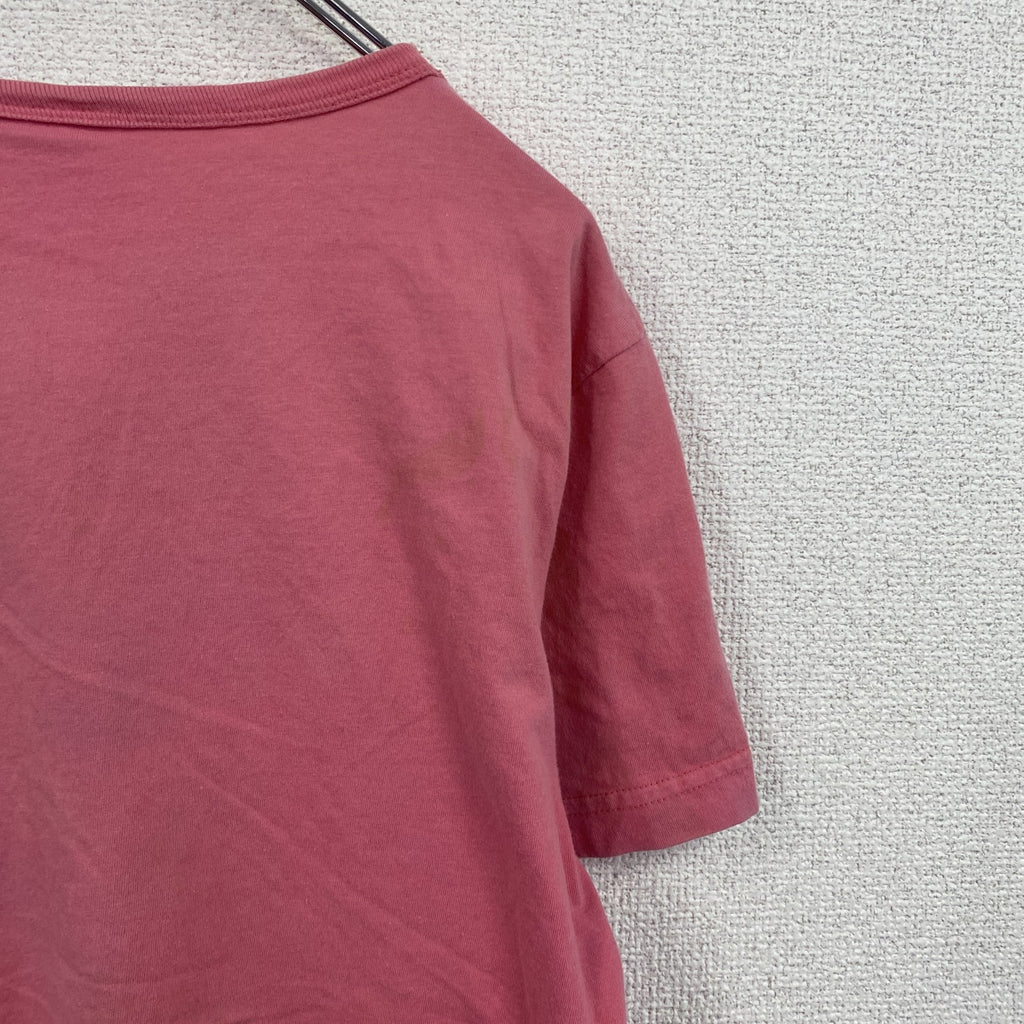 Disney　ディズニー　Mickey Mouse　ミッキーマウス　半袖プリントTシャツ　キャラクターT　ピンク　　古着