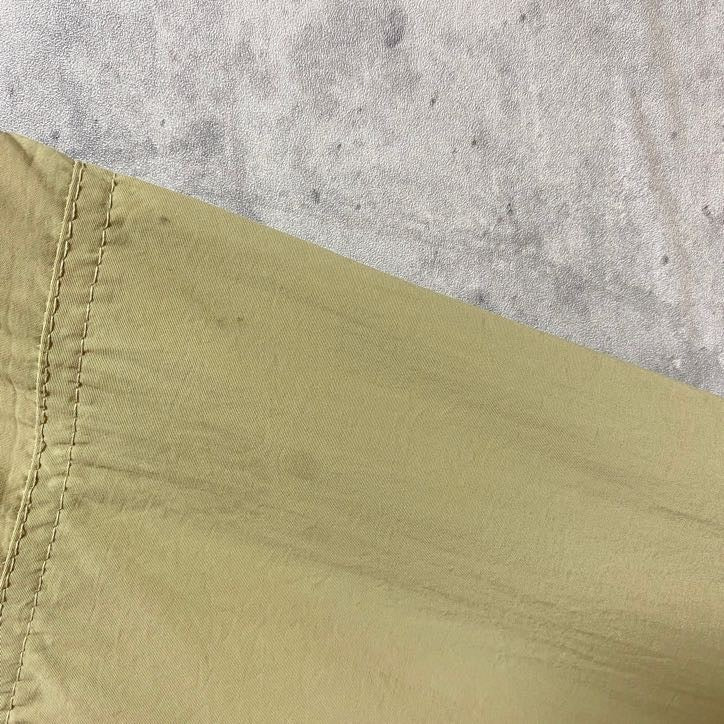 NICKLAUS　長袖ナイロンプルオーバー　ワンポイント刺繍　テキサス　ゴルフ　黄色　イエロー　ビッグシルエット　XLサイズ　古着