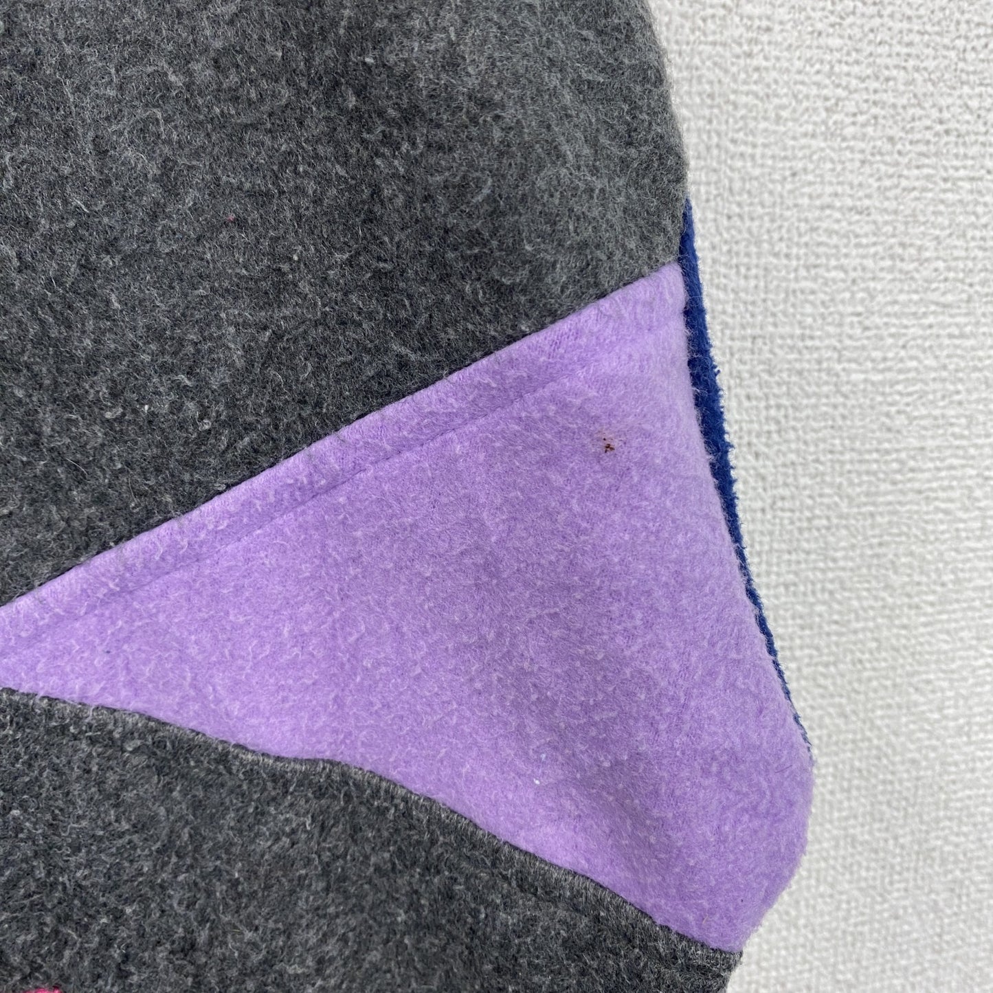 90s　TwiST　ハーフジップフリースプルオーバー　ヴィンテージ　灰色　グレー　