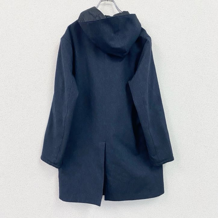 MACKINTOSH　マッキントッシュ　リバーシブルコート　キルティングコート　中綿入り　比翼仕立て　紺　ネイビー　古着