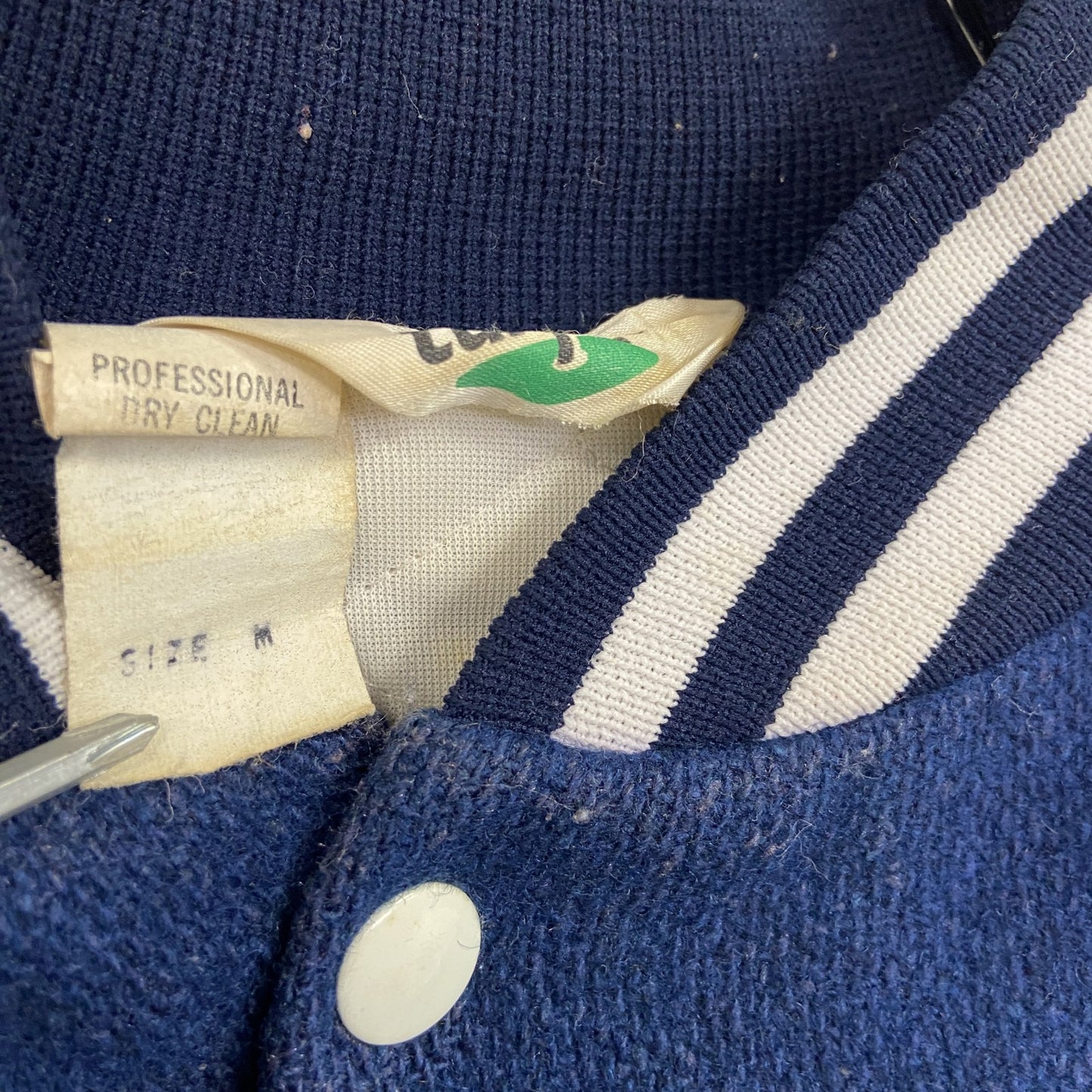 tupfer　スタジャン/スタジアムジャケット　ミネアポリス　紺　ネイビー　Mサイズ