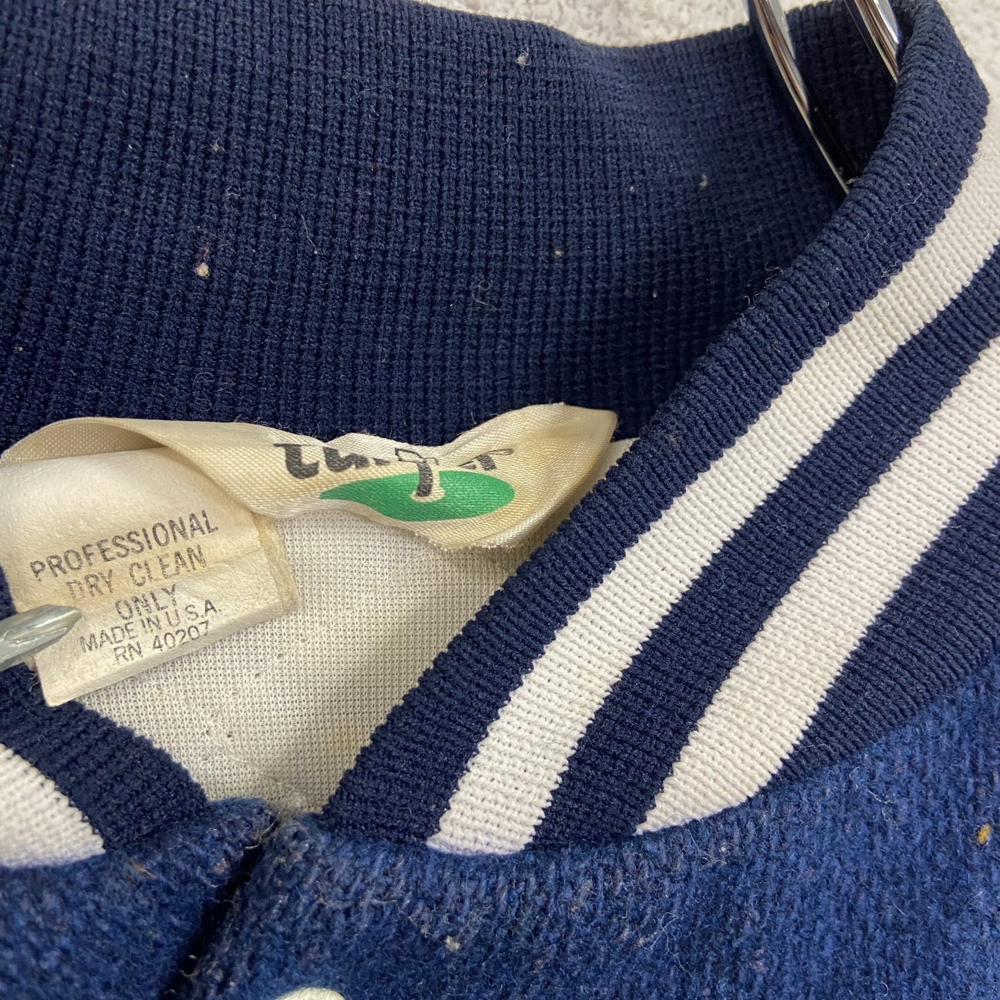 tupfer　スタジャン/スタジアムジャケット　ミネアポリス　紺　ネイビー　Mサイズ