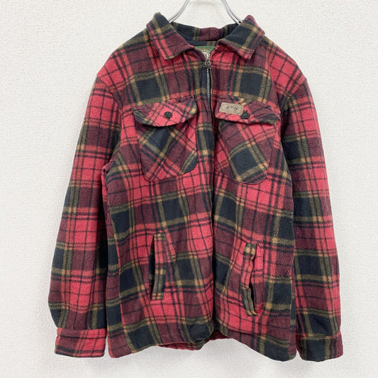 ～90s　Stillwater Supply CO　フリースジャケット/ボアジャケット　ヴィンテージ　赤　レッド