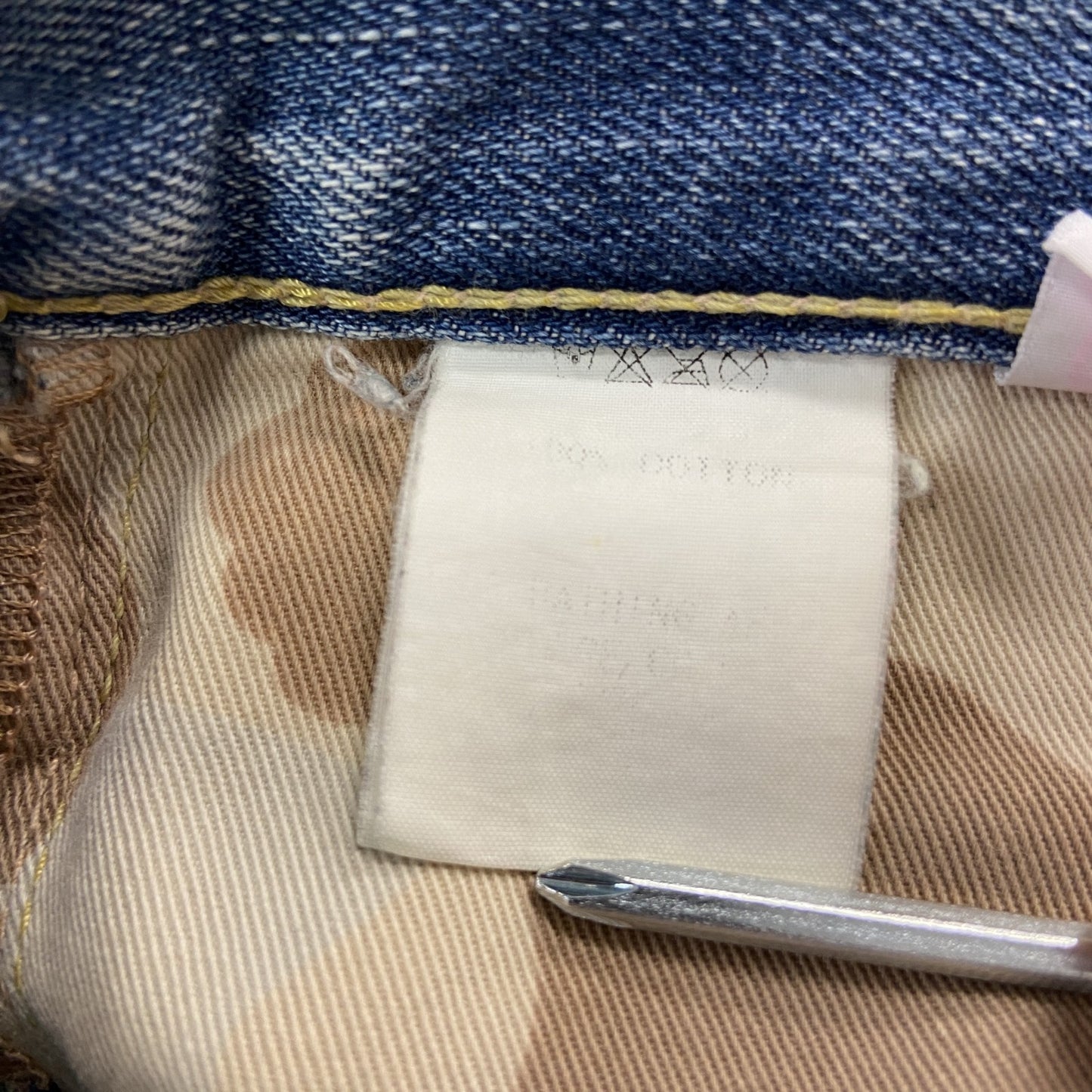 A BATHING AP　アベイシングエイプ　APEE 　デニムパンツ/ジーンズ　ジップフライ　インディゴ