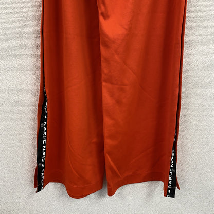 adidas　アディダス　KARLIE KLOSS　カーリー・クロス　ワイドフレアトラックパンツ　オレンジ　XSサイズ