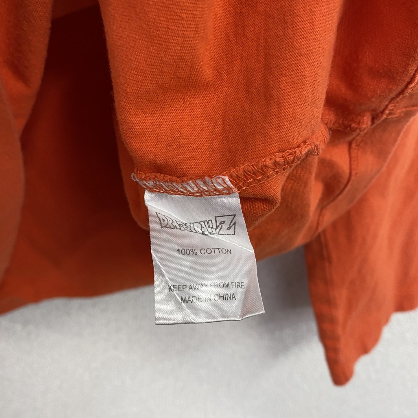 DRAGONBALL　ドラゴンボール　長袖Tシャツ/ロンT　リンガーT　オレンジ　XLサイズ